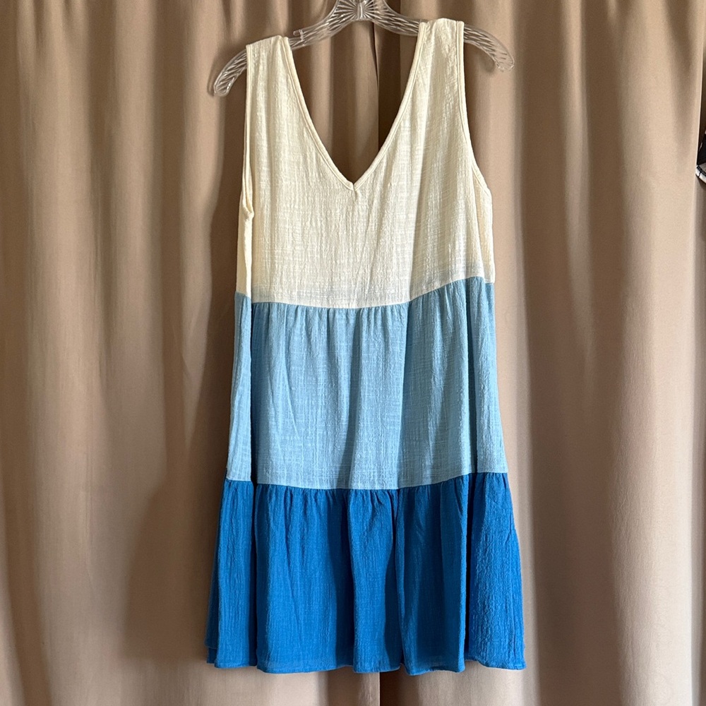 Rove blue colorblock